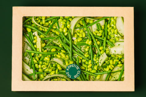 Groene gestoomde groenten To Share