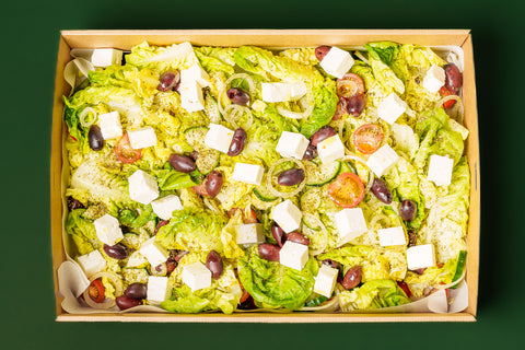 Griekse salade Schaal